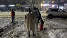Алматинцы вышли на улицу после землетрясения