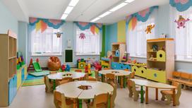 В помещении детского сада
