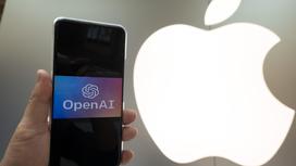 Логотипы Apple и OpenAI