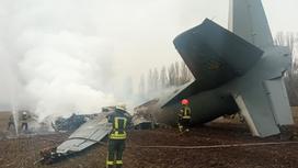 Самолет упал в Украине