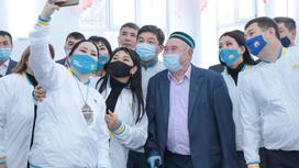 Предвыборный штаб Nur Otan прибыл в Актюбинскую область