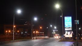 Уличное освещение в Алматы