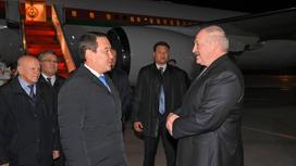 Александр Лукашенко прибыл в Астану.