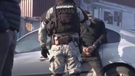 Задержание подозреваемых в Алматинской области
