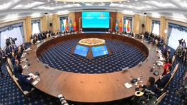 Расширенное заседание президентов Казахстана и Кыргызстана