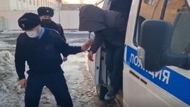 Задержание подозреваемого в Кызылординской области