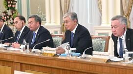Касым-Жомарт Токаев на заседании Совета стратегического сотрудничества высокого уровня