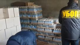 Полицейские нашли нелегальный алкоголь на складе