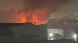 Пожар в Астане