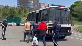 Задержанные за появление в нетрезвом виде