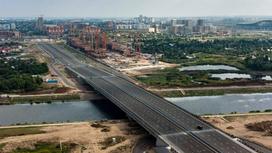 Мост "Улы дала" в день его открытия