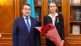 Алихан Смаилов и Елена Рыбакина