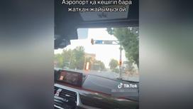Ролик в TikTok с нарушениями ПДД
