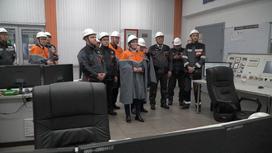 Работники казахстанской энергетической компании
