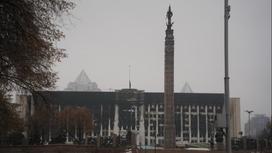 Өртенген Алматы әкімдігі