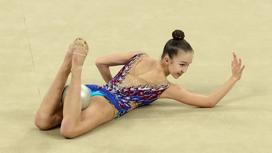 Казахстанская гимнастка-художница Эрика Жайлауова