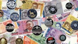 Разные банкноты кыргызского сома