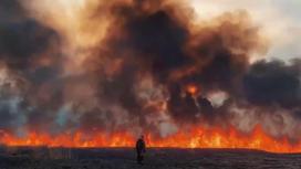 Пожар в Атырауской области