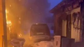 Пожар в Усть-Каменогорске