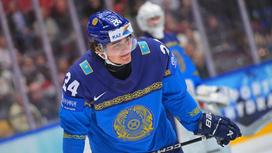 Казахстанский хоккеист Дмитрий Бреус