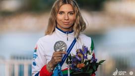 Кристина Тимановская с медалью