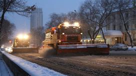 Снегоуборочные работы в Алматы