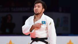 Елдос Сметов қола медаль үшін жеңіске жеткен сәт. Ташкент, 06 қазан 2022 жыл