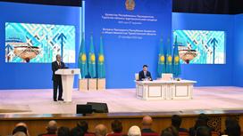Касым-Жомарт Токаев провел встречу с общественностью Туркестанской области