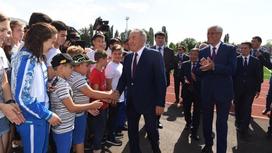 ФОК «Úshqońyr» в Карасайском районе посетил Елбасы Нурсултан Назарбаев