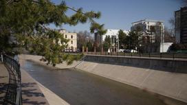 Река Есентай в Алматы