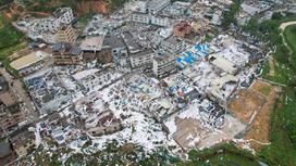 Последствия торнадо в Гуанчжоу