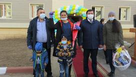 15 многодетных семей города Сатпаева получили квартиры