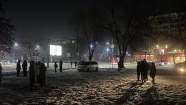 Жители Алматы в ночь землетрясения