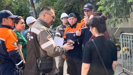 Встреча с жителями после пожара