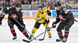 Матч сборных Швеции и Канады по хоккею на ЧМ-2024