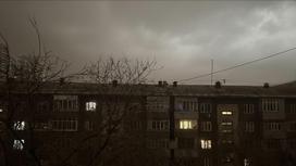 Пыльная буря в Алматы
