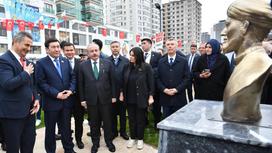 Ерлан Кошанов на открытии Парка дружбы в Турции