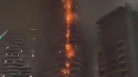 Пожар в небоскребе в Стамбуле