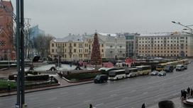 Митинг на площади Независимости в Минске