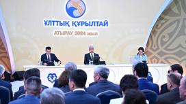 Касым-Жомарт Токаев на заседании третьего Национального курултая