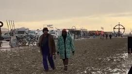 Люди на фестивале Burning Man