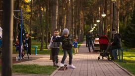 дети в парке