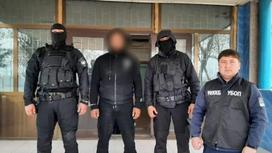 Задержание подозреваемого в Туркестанской области