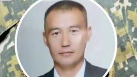 Военнослужащий из Жамбылской области Бауыржан Дауытбаев