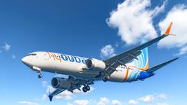 Самолет авиакомпании FlyDubai