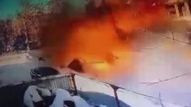 Взрыв в Петропавловске