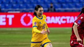 Казахстанская футболистка Карина Берикова