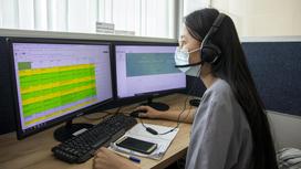 Оператор Центра телемедицины за рабочим местом Оператор Центра телемедицины за рабочим местом