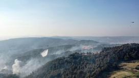 Лесные пожары в Чанаккале