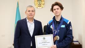 Бейбіт Шаханов пен Михаил Шайдоров